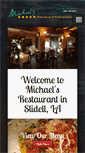 Mobile Screenshot of michaelsrestaurantslidell.com